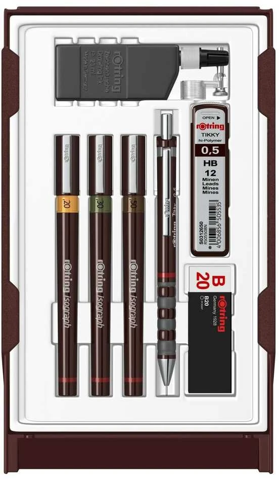 Rapitografai (izografai) College Rotring 0.2, 0.3, 0.5 - S0699370