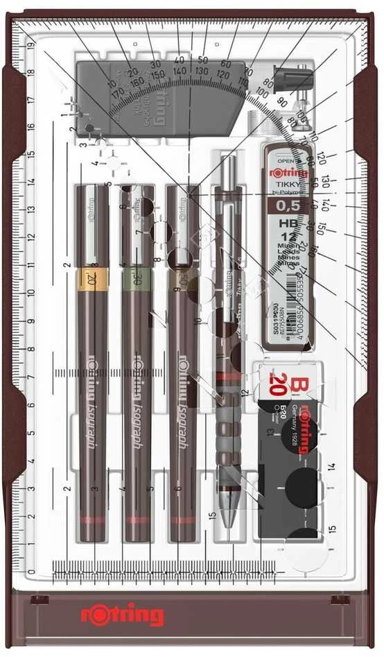 Rapitografai (izografai) College Rotring 0.2, 0.3, 0.5 - S0699370