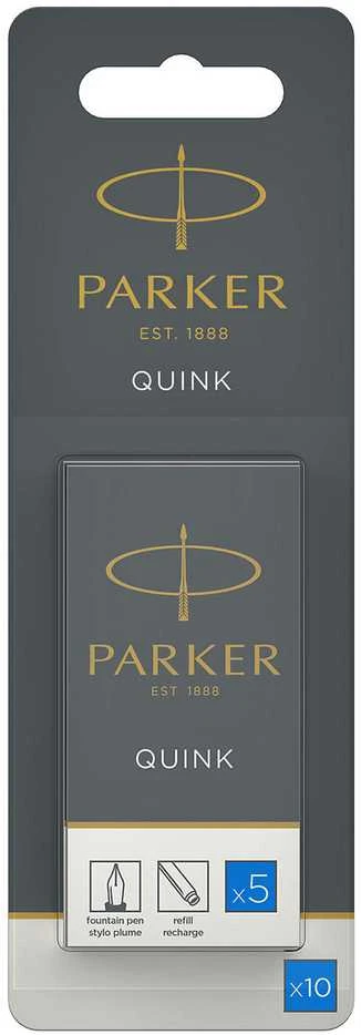 Rašalo kapsulės Parker Quink Mėlyna 10 vnt - 1950207