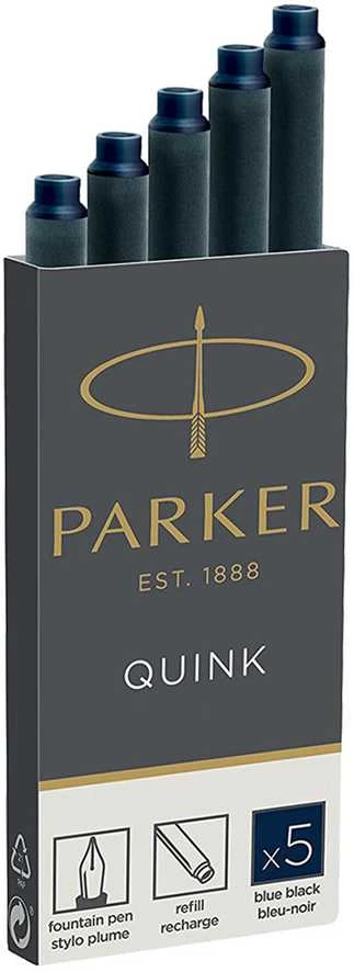 Rašalo kapsulės Parker Standard Tamsiai mėlyna 5 vnt - 1950385