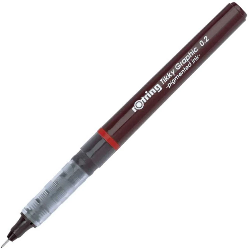 Rašiklis Piešimui / Braižymui Rotring Tikky Graphic 0.2 mm - 1904752