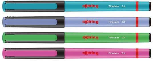 Rašiklių piešimui rinkinys Rotring Tikky Liner 0,4 mm - 2166331