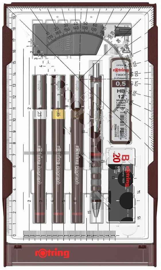 Izografas koledžo Rotring 0,25, 0,35, 0,5 - S0699380