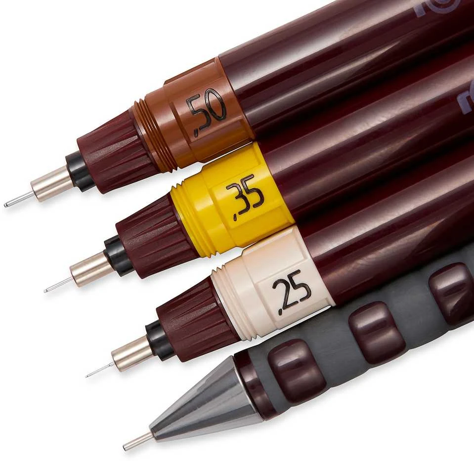 Izografas koledžo Rotring 0,25, 0,35, 0,5 - S0699380
