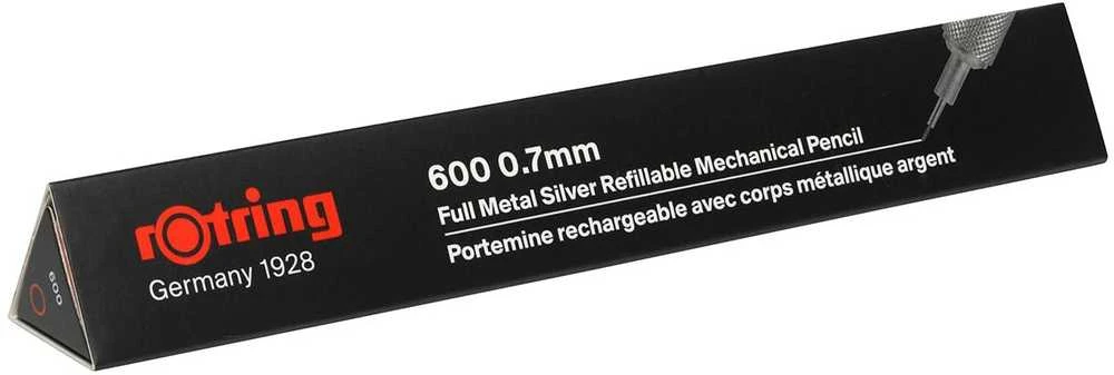 Rotring automatinis pieštukas 600 0,7 Sidabrinis - 1904444