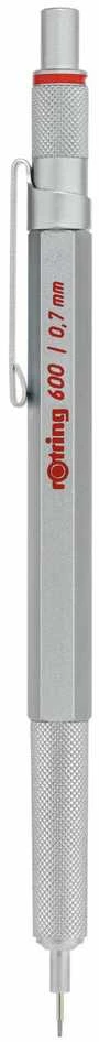 Rotring automatinis pieštukas 600 0,7 Sidabrinis - 1904444