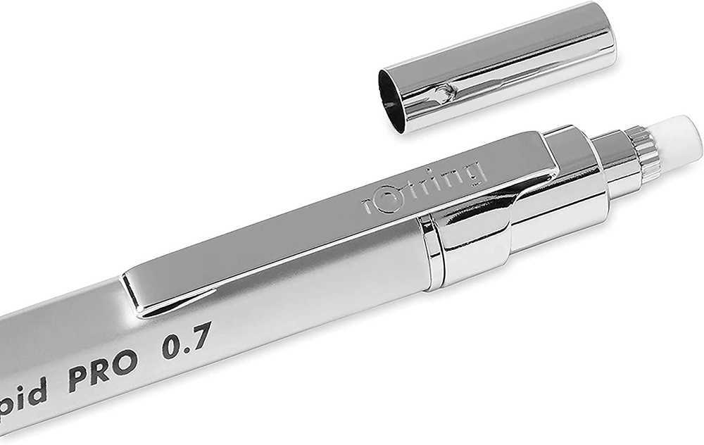 Rotring Rapid Pro precizinis pieštukas 0,7 sidabro 1904256