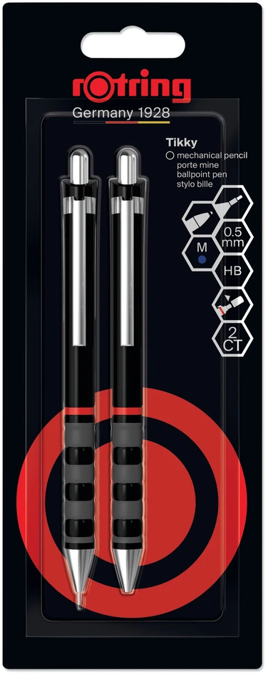 Rotring Tikky 0,5 mm pieštuko ir tušinuko rinkinys - 2221238