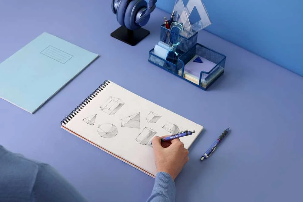Rotring Tikky automatinis pieštukas violetinės spalvos (Iris) 0,5 - 2214582