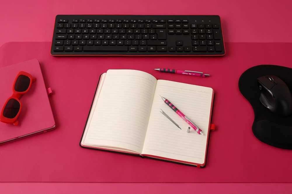 Rotring Tikky Magenta automatinis 0,7 pieštukas - 2214581