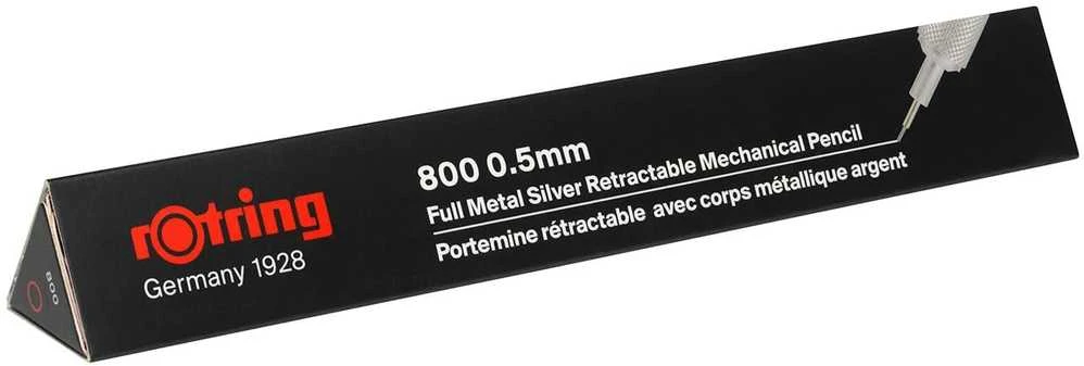 Rotring automatinis pieštukas 800 0,5 sidabrinis - 1904449