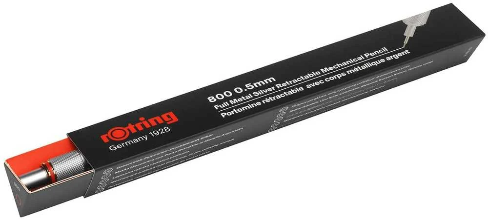 Rotring automatinis pieštukas 800 0,5 sidabrinis - 1904449