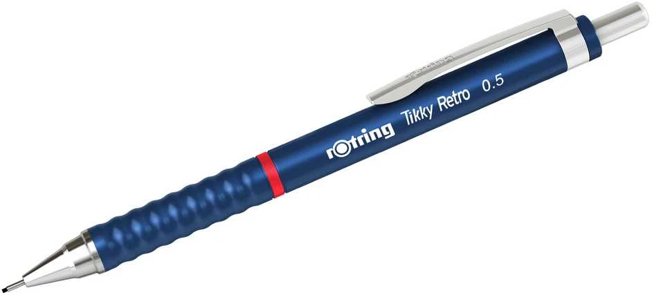 Rotring Tikky Retro pieštukų rinkinys su grafitu ir trintuku - 2221253