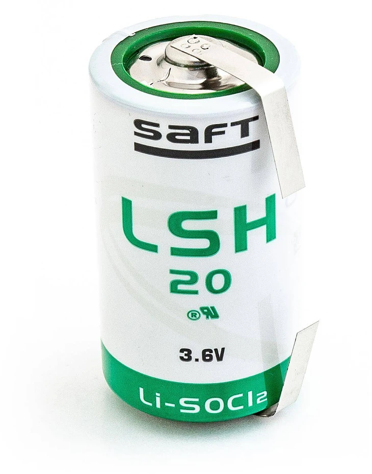 SAFTLSH20 D 3,6 V Li-SOCl2 UM1, R20 didelės srovės ličio akumuliatorius su plokštelėmis