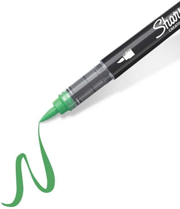 Sharpie akrilinis žymeklis Emerald Žalias (šviesiai žalias) - teptuko galiukas, 1 vnt. - 2218124