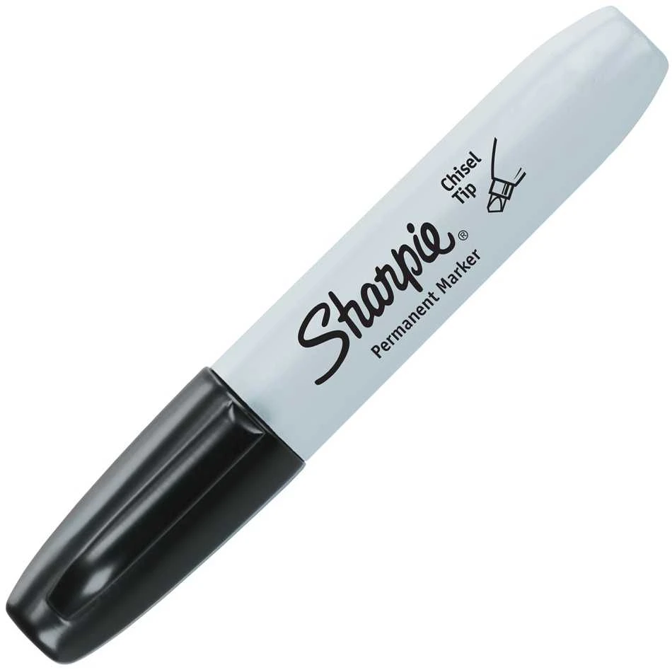 Sharpie Chisel žymeklis, juodas (pakuotėje 2 vnt.) 4,5 mm - 1986195