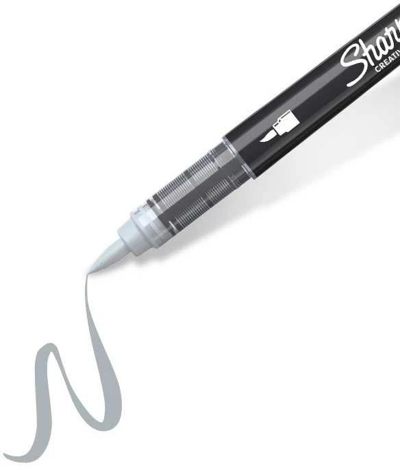Sharpie Cool Pilkas akrilinis žymeklis (pilkas) - teptuko galiuku, 1 vnt. - 2218120