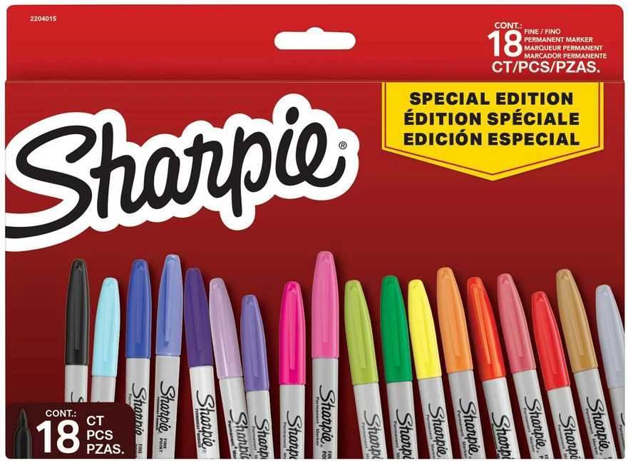 Markeriai Sharpie Fine Permanent Special Edition 18 spalvų 2204015