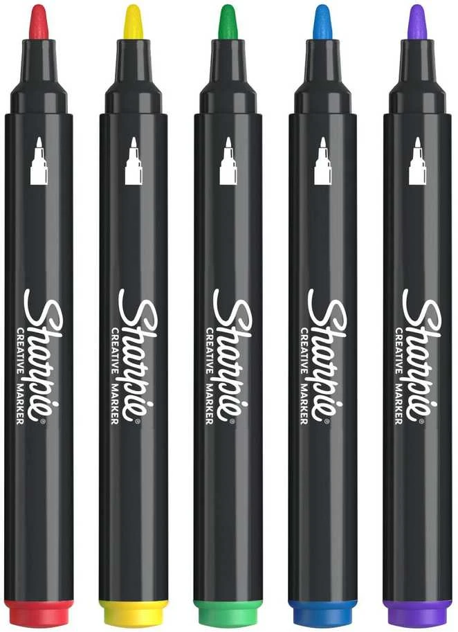 Sharpie kūrybinių akrilinių žymeklių rinkinys, 5 spalvos - 2201069