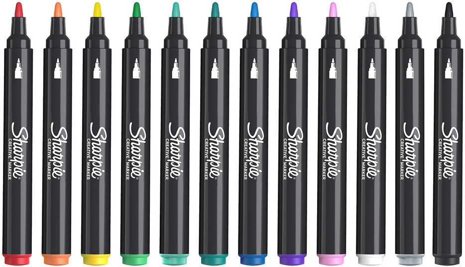 Sharpie kūrybinių akrilinių žymeklių rinkinys 12 spalvų - 2201070