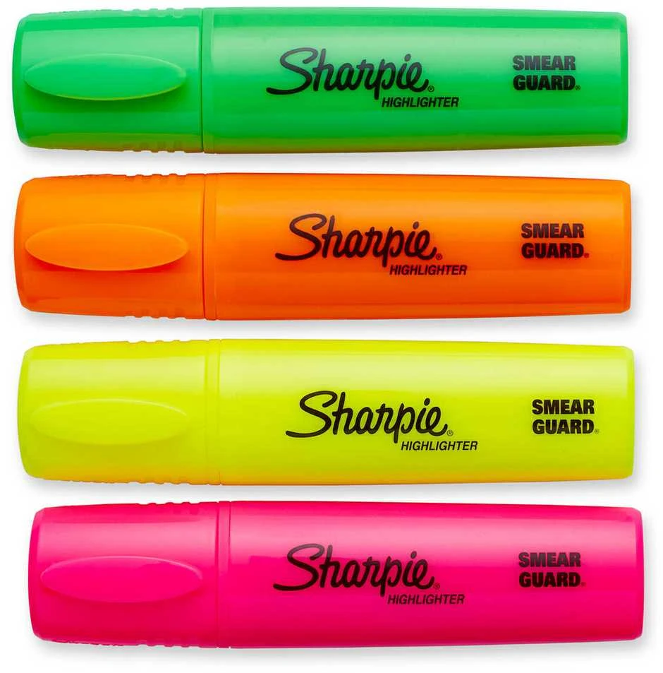 Stanley Sharpie Markeriai Fluo XL 4 vnt. - 1825662