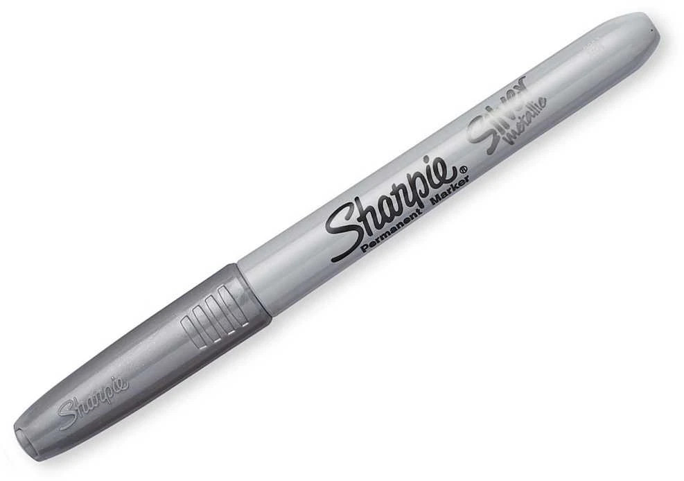 Markeris „Sharpie" sidabrinis