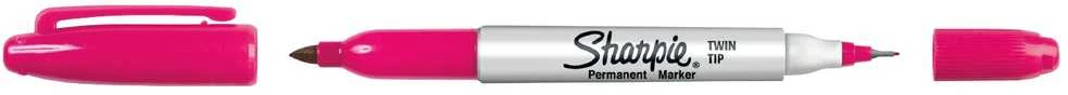 Sharpie Twin Tip rausvas markeris 1 vnt.