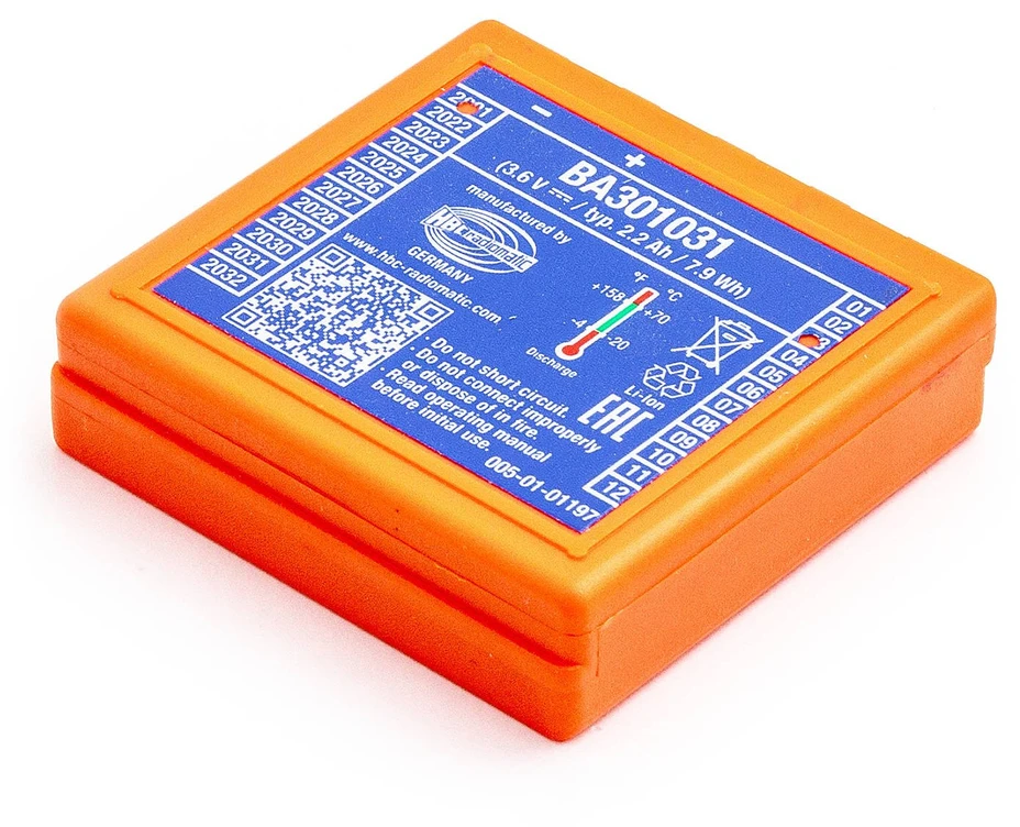 Akumuliatorius Shenzhen Originali baterija HBC Radiomatic BA301031 3,6V 2200mAh Li-Ion Orbit TC240