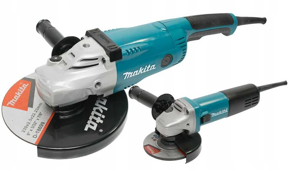 MAKITA KAMPINIS ŠLIFULĖLIŲ KOMPLEKTAS DK0053 (GA9020 + 9558HNR) DĖKLAS