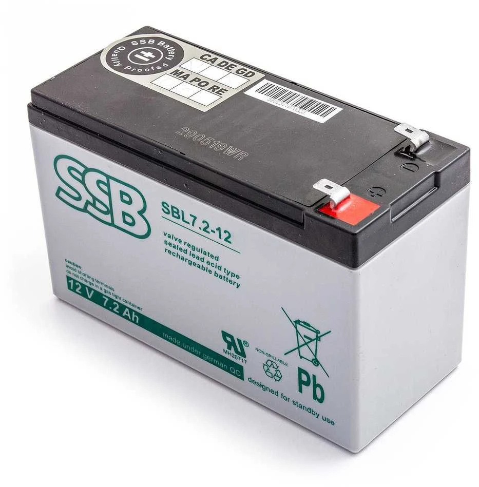 Akumuliatorius SSB SBL (7.2Ah, 12V, F1)