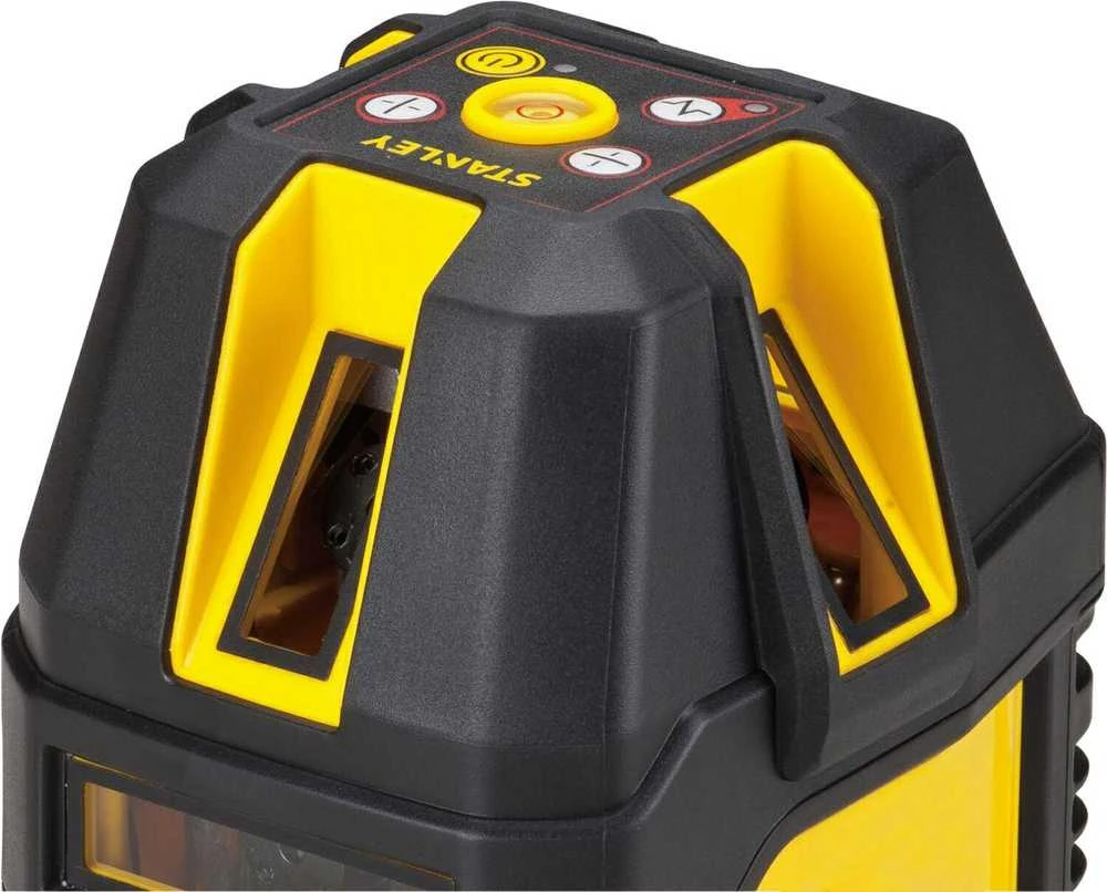 Stanley Kryžminis lazerinis nivelyras Multi-line 4V1H, raudonas