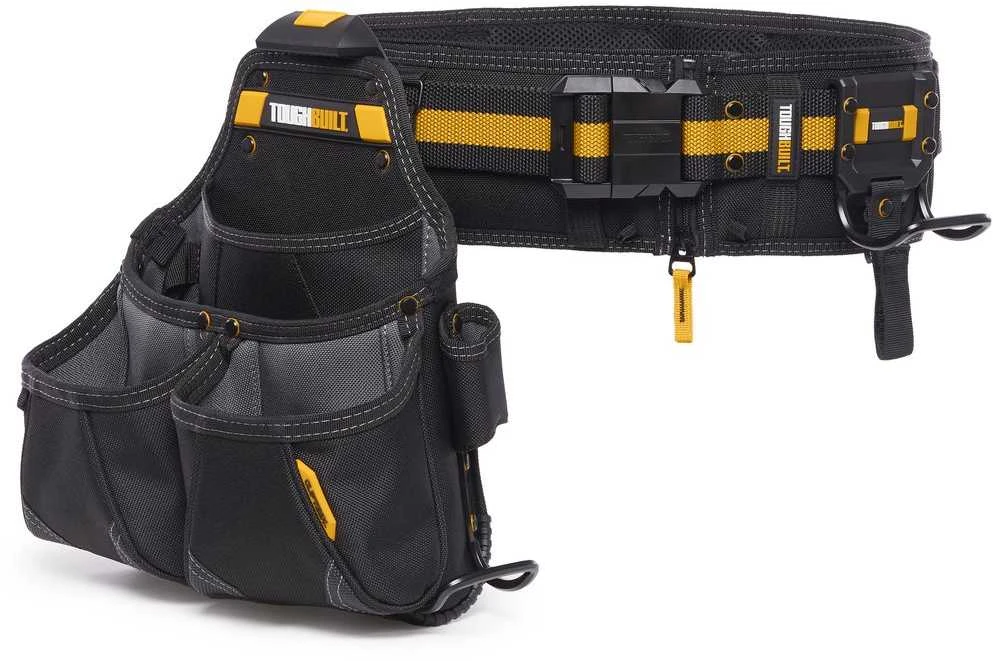 Diržas su įrankių dėklu Toughbuilt TB-CT-102-3P Juoda 3 dalių