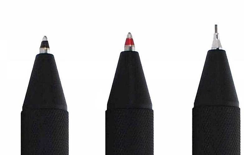 Trys viename: Tušinukas ir pieštukas MULTIPEN Rotring 600 Juoda - 2164108