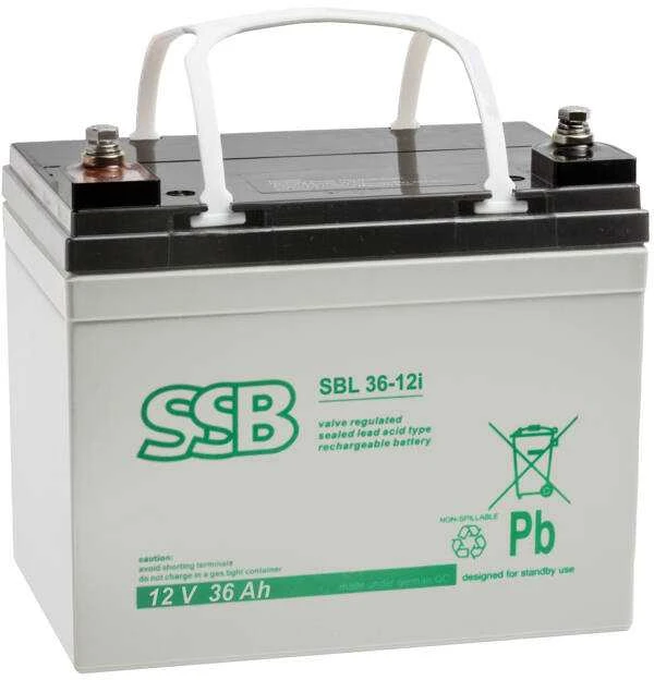 Solarix Akumuliatorius SSB SBL 36-12i 12V 36Ah AGM nereikalaujantis priežiūros