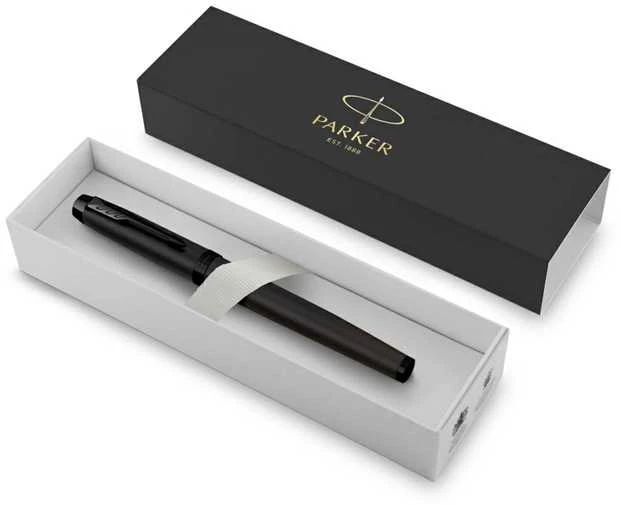 Tušinukas su dangteliu Parker IM Achromatic Juodas - 2127743