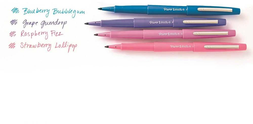 Tušinukų rinkinys piešimui PaperMate Flair Pastel 6 (0,7mm) - 2137276