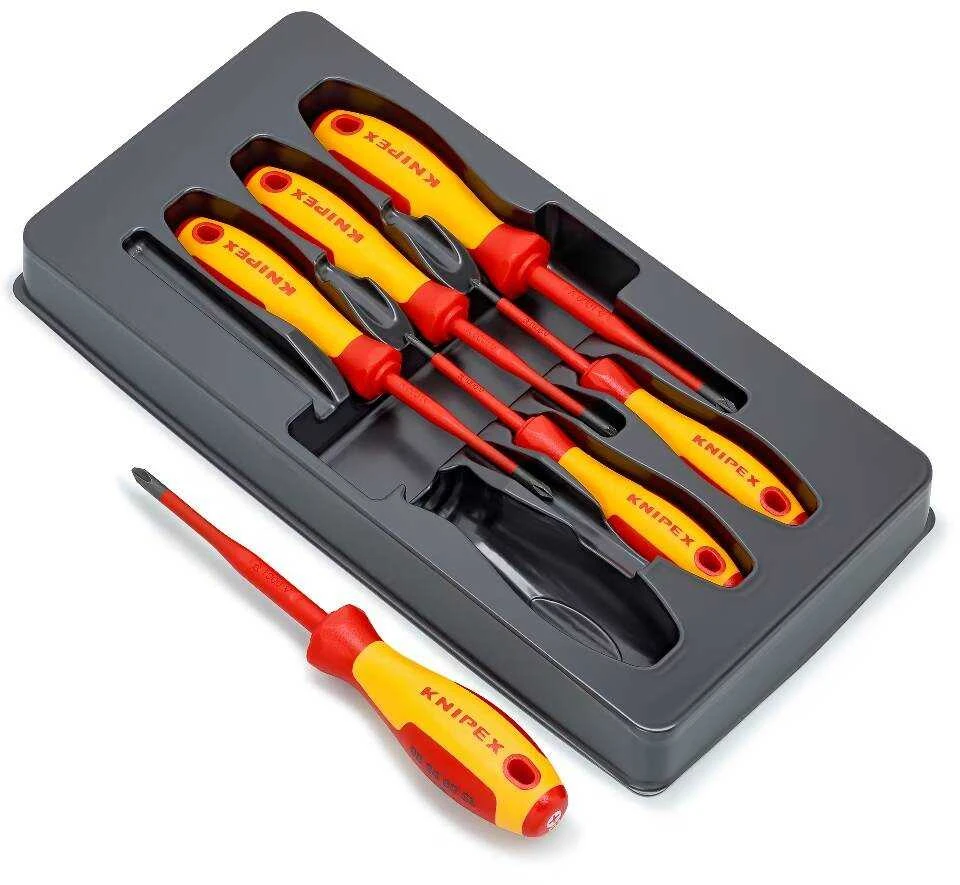 6 dalių atsuktuvų rinkinys KNIPEX VDE PH/PZ