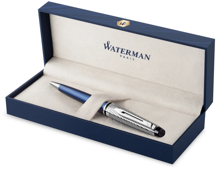 Waterman Expert Deluxe Metallic Mėlyna CT tušinukas - 2187683
