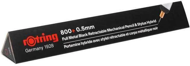 Parker Rotring 800+ Juodas Stylus automatinis pieštukas 0,5 - 1900181