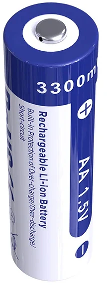 „Xtar R6“ / AA / LR06 1,5 V ličio jonų 2000 mAh akumuliatorius su apsauga, 4 vnt. dėžutėje