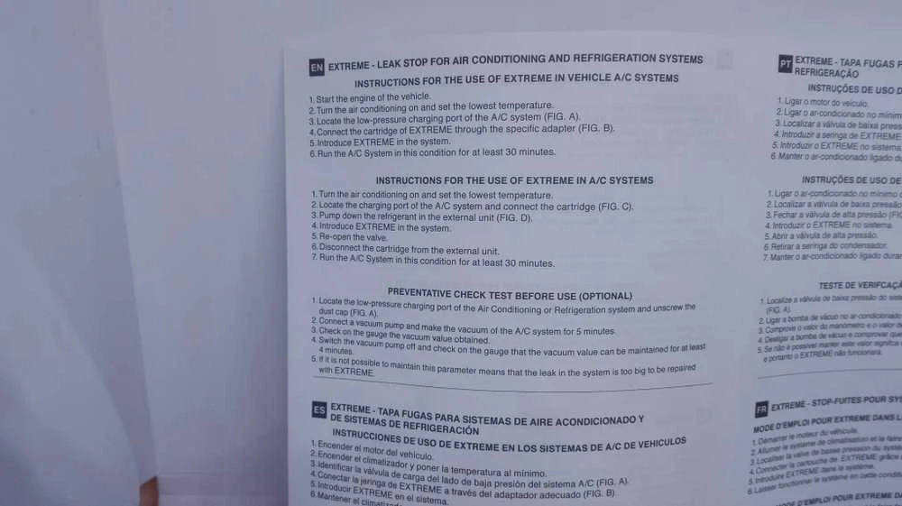 A/C Oro kondicionieriaus sandariklis ERRECOM TR1062.C.J7.S2 EXTREME 30ML