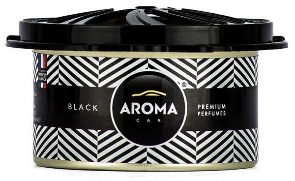 Aroma Car Aroma Prestige Organic Juodas oro gaiviklis 40g skardinė