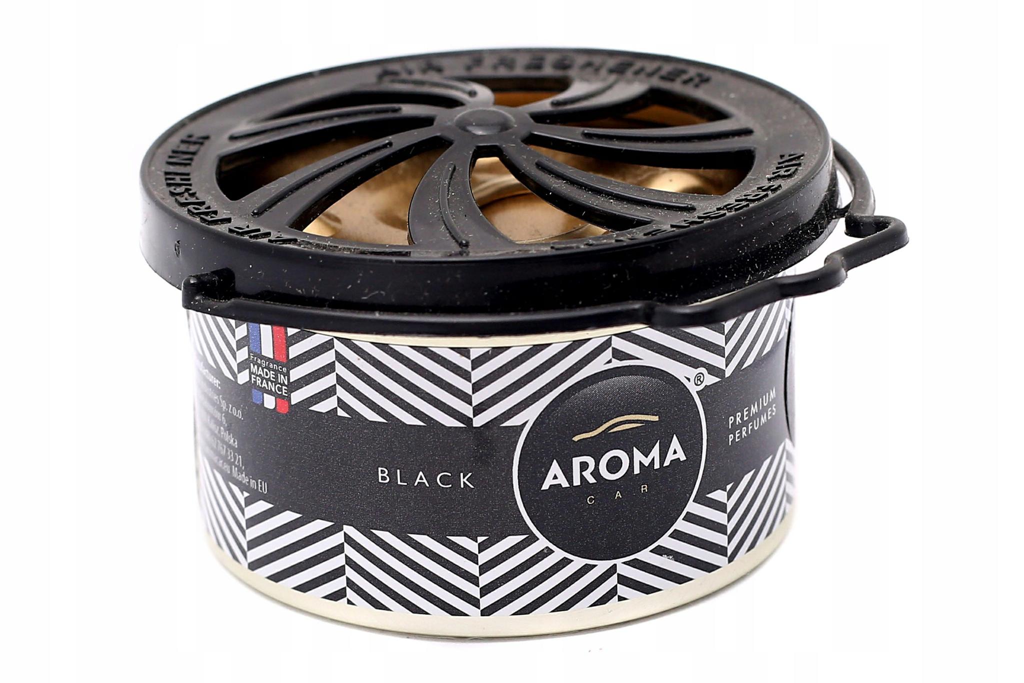 Aroma Car Aroma Prestige Organic Juodas oro gaiviklis 40g skardinė