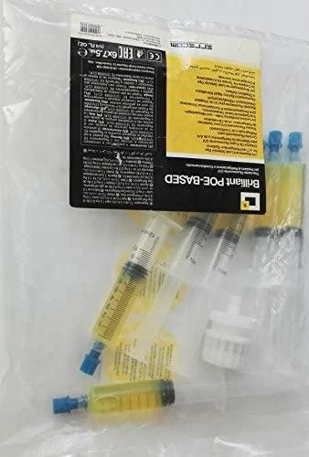 Geltoni POE UV dažai šaldiklio R134a nuotėkiui aptikti 6x7.5ml