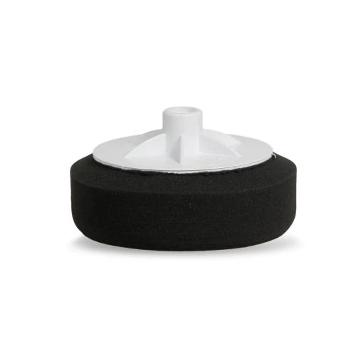 Juoda poliravimo kempinė MINKŠTA - prisukama M14, diametras 150mm PoshPad