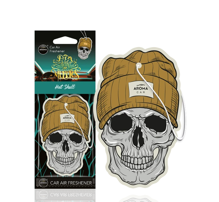 Aroma Car Stilingas oro gaiviklis Aroma Dia De Los Muertos Hat Skull