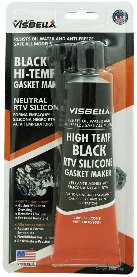 VISBELLA juodos spalvos silikoninis sandariklis 105g 315