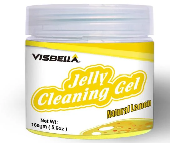 VISBELLA želė dulkėms valyti iš sunkiai prieinamų vietų (tarpų, ertmių) 160g Citrina