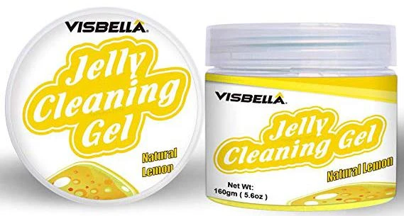 VISBELLA želė dulkėms valyti iš sunkiai prieinamų vietų (tarpų, ertmių) 160g Citrina
