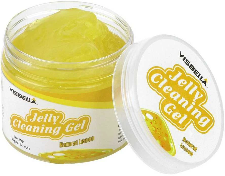 VISBELLA želė dulkėms valyti iš sunkiai prieinamų vietų (tarpų, ertmių) 160g Citrina